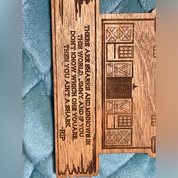 Yellowstone Ranch Wooden Ornament - Picture 2 of 2